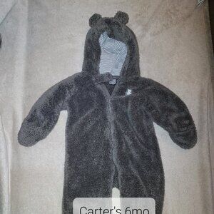 Carter's infant fleece zipper suit